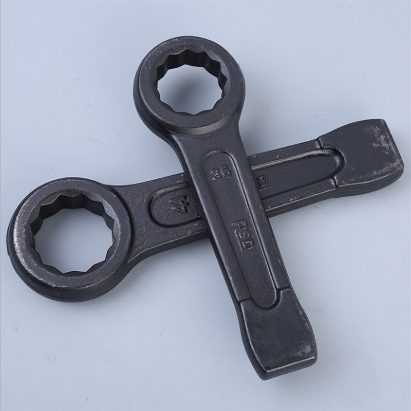 重型敲击梅花开口大螺丝重型机械扳手敲击扳手24/32/36/41/46/55