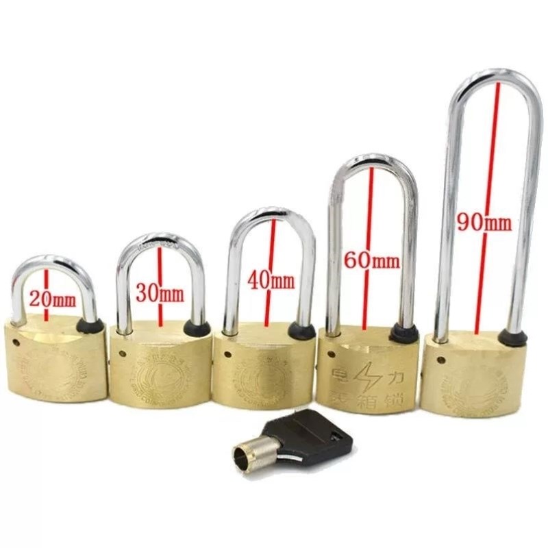 苏识WJ00mm梅花铜锁通开挂锁电力表箱锁利德牌锁电网防水