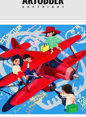 刘颖画离别之日大尺客厅沙发背景艺术装饰画卧室挂画