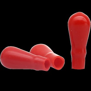 红色皮头乳胶帽玻璃巴斯德滴管胶头实验室滴瓶吸头用化学耗材