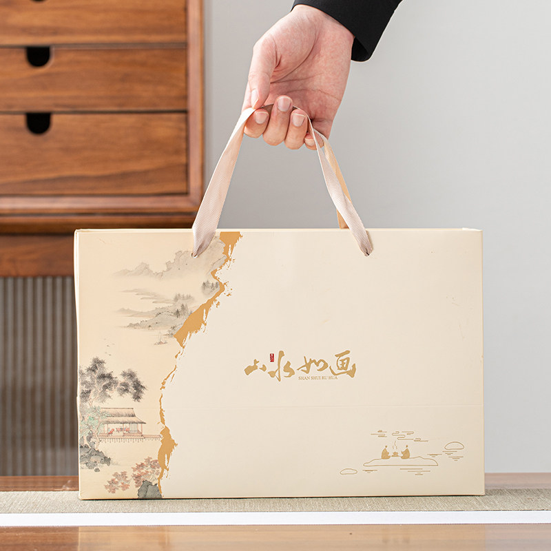 安吉白茶包装盒空礼盒白毫银针普洱绿茶红茶半斤装茶叶罐陶瓷通用