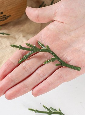 仿真水果塑料多头砂糖橘串果柄仿真新款桔子带叶枝干假水果配件