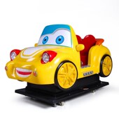 厂家直销儿童电动摇摇车摇摆机大眼酷车玻璃钢带互动屏幕游乐设备