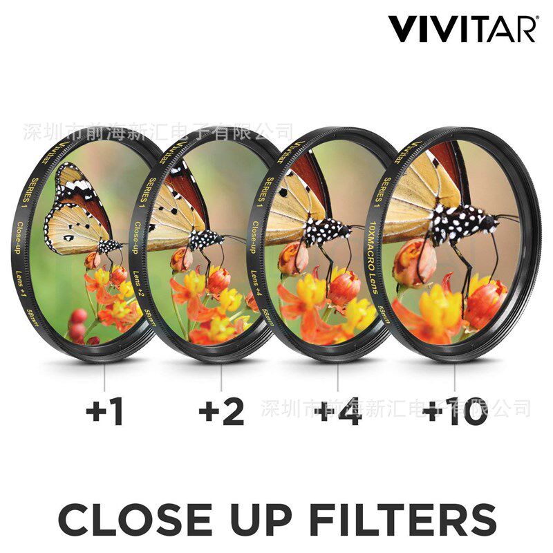 单反相机49-82mm kit滤镜套装 13IN1 近摄1/2/4/10+UV+CPL+FLD
