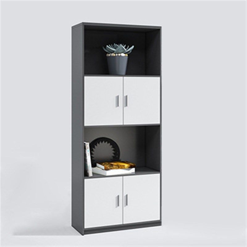 办公文件柜木质书柜板式资料档案柜 老板室背景文件柜子 组合高柜