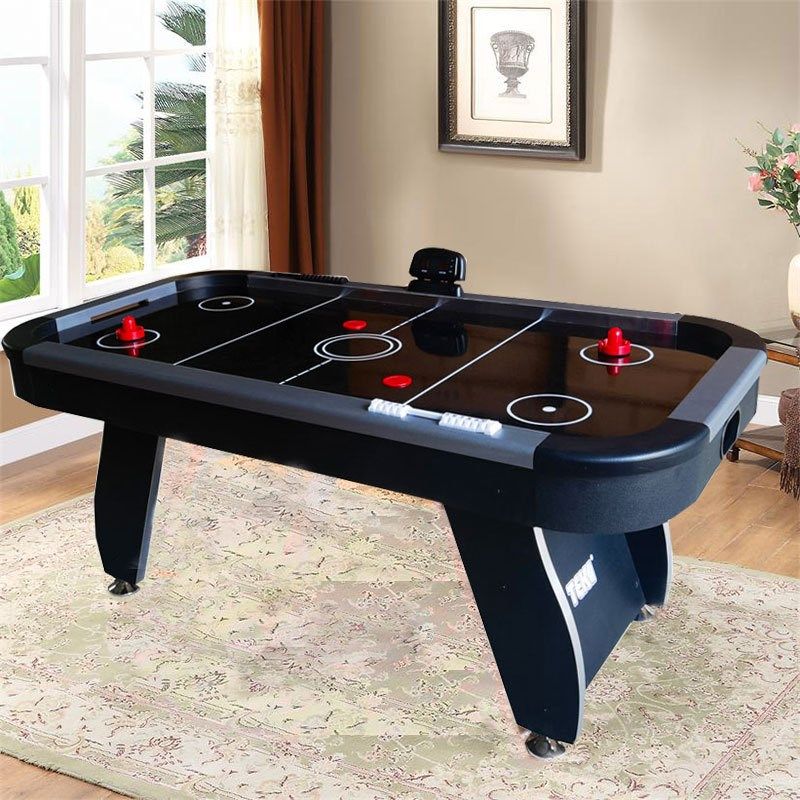 桌上冰球桌家用悬浮桌双人互动空气台曲棍豪华电子计分双人冰球机