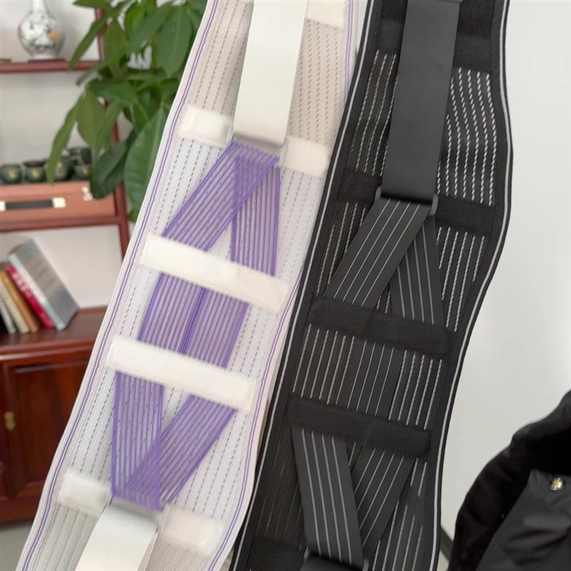 护腰带女士久坐透气运动保护腰托钢板支撑夏季跑步举重腰带