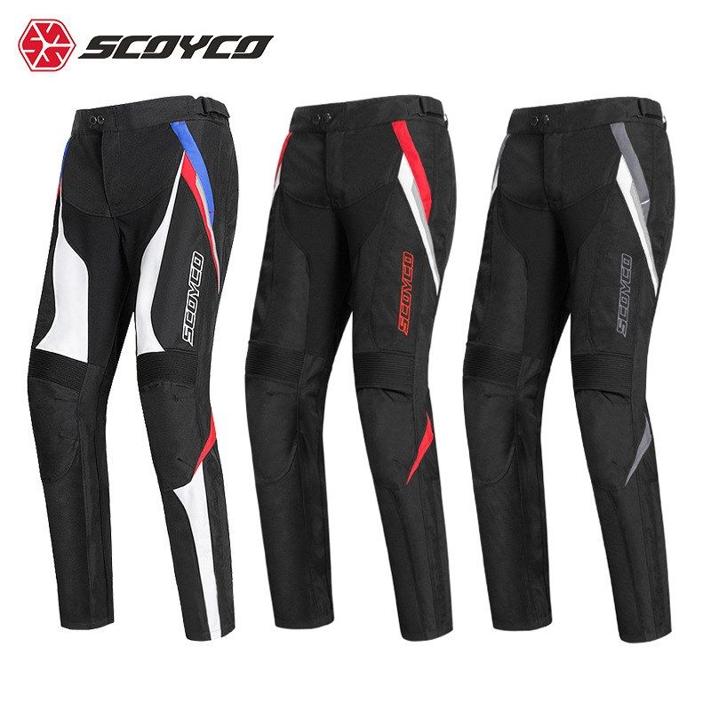 赛羽SCOYCO摩托车骑行裤赛车防摔机车装备骑士装备裤春夏网眼透气