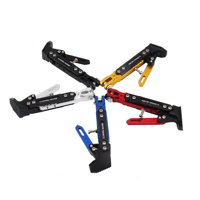 摩托车单撑电动车可调节边撑改装单边脚架M3小猴子鬼火CNC侧支架