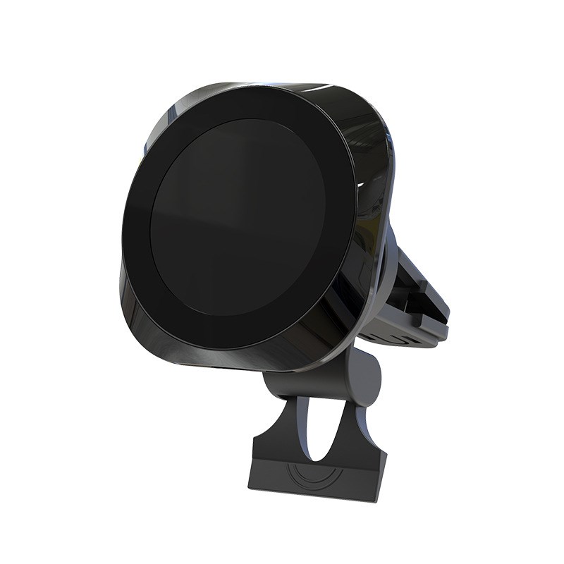 厂家新款Q12车载无线充电器 出风口磁吸支架 qi标准15W无线快充