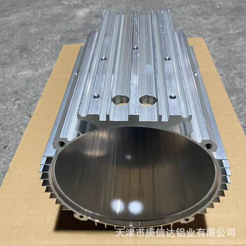 厂家供应铝合金电机风冷电机壳GXD-055（Y90B5 内径130）