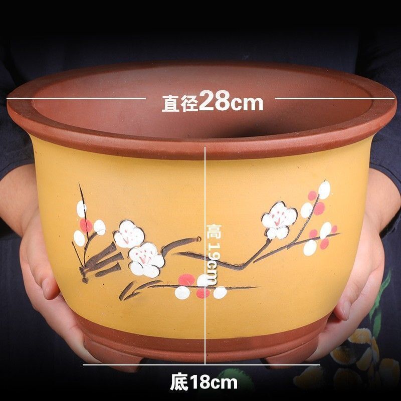 花盆 陶盆大陶瓷大号特大号陶瓷兰花盆绿萝吊兰阳台种菜