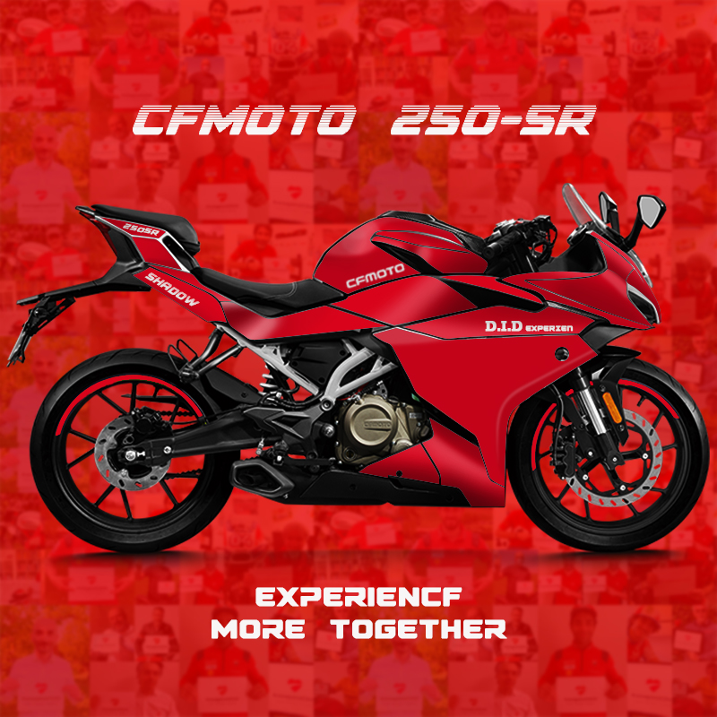 适用于定制春风250SR哑光磨砂全车贴花个性车身贴纸贴膜版花拉花