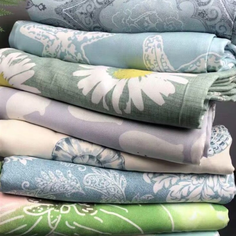 竹纤维床单夏季透气凉感加厚三件套特惠双人花色被单竹软凉席粗布