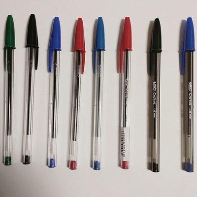 Bic 比克 Cristal 1.0 1.2 mm Xtra Bold 1.6mm 圆珠笔水晶原子笔