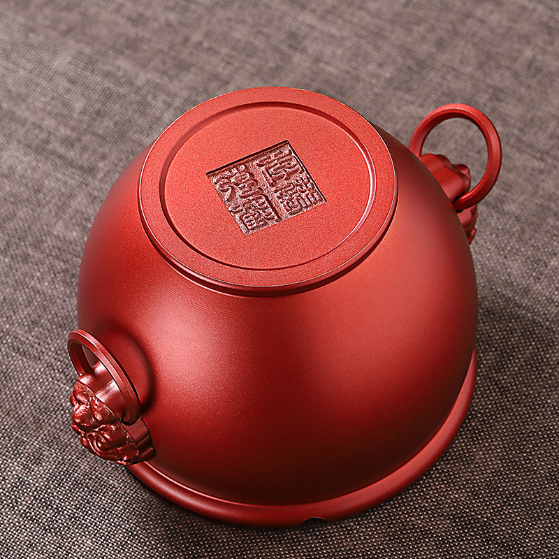 黄铜狮首烟灰缸带盖中式复古创意办公室防飞灰烟缸家用欧式烟灰缸