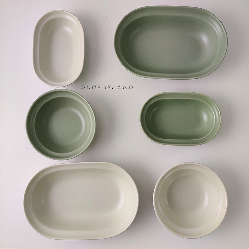 白屿 陶瓷水果碗小精致沙拉碗餐具甜品酸奶饭碗汤碗家用大号碗盘