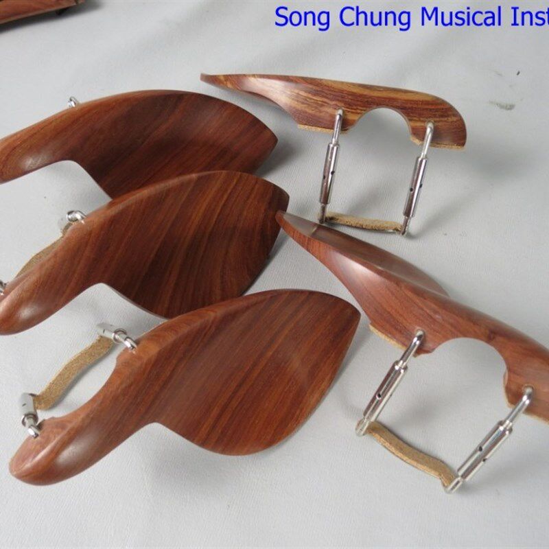 3/4-4/4小提琴配件,酸枝木配件,安装好银腮丝