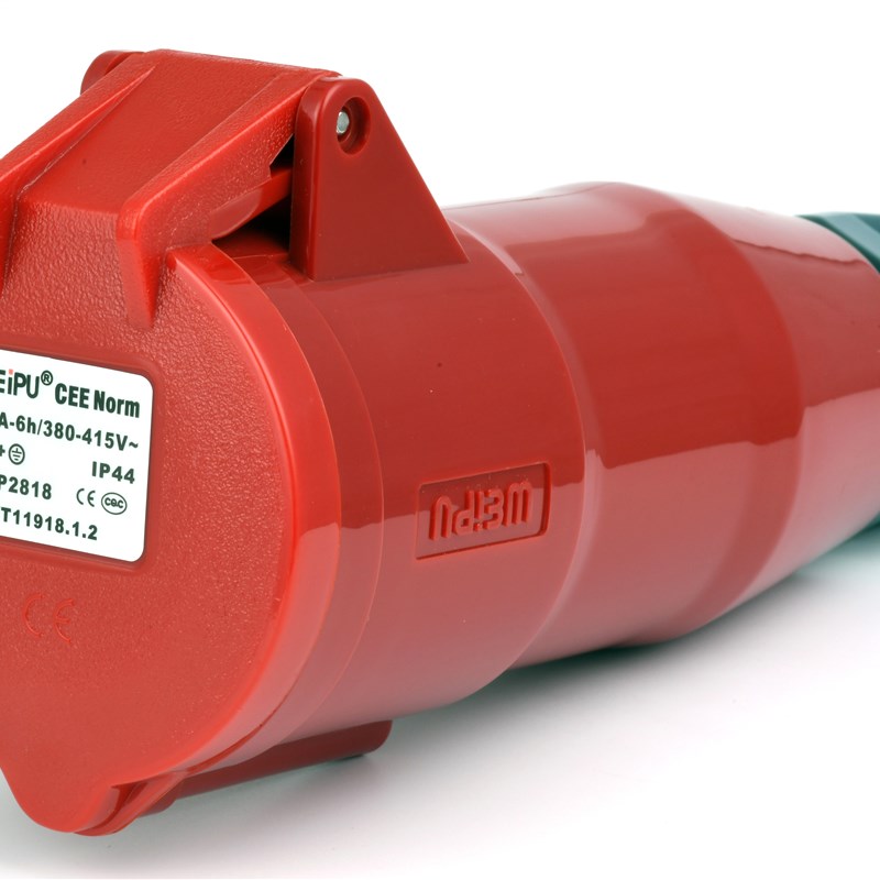 威浦航空工业插头TYP2801 2818 2823 32A明装暗装移动防水连接器