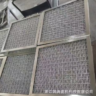 工业油雾过滤网板式滤网除沫器包边除雾器丝网除雾器规格齐全