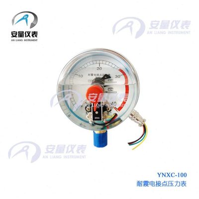 无锡市广顺石化仪表厂YXC-100-Z耐震电接点压力表
