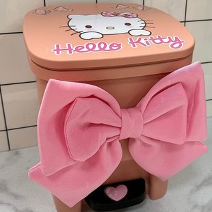 hellokitty垃圾桶客厅落地摆件女生女孩卧室儿童房间布置软装 饰品