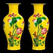 景德镇陶瓷器花瓶摆件客厅插花花器瓷瓶现代家居装 饰大号台面花瓶