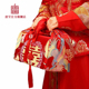 结婚红包袱布女方新娘陪嫁嫁妆红色婚庆用品大全包裹布包袱皮娘家