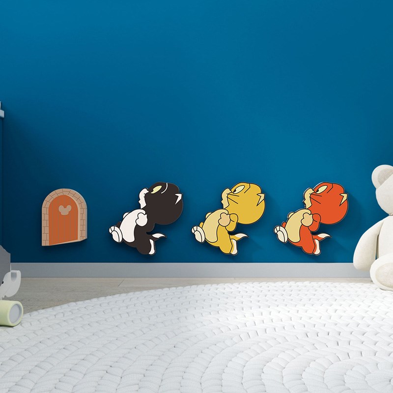 男孩女孩卧室改造贴画玩具屋拐角布置立体墙贴儿童房墙面创意装饰