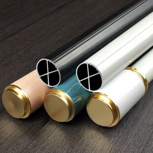 【整根发】X加厚罗马杆单杆双铝合金侧装打孔窗帘杆子客厅卧室全