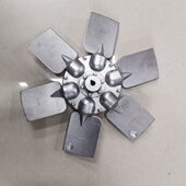 铝扇叶定制品轴径9mm外径270mm铝扇叶定制品7天发