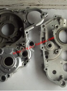 宗申原厂ZS110内置倒档发动机箱体 前三后一 3+1 偏箱盖