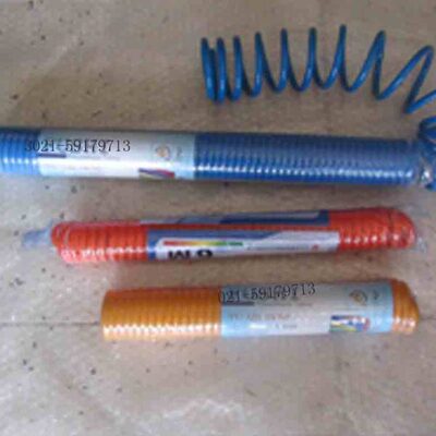 气管 风管 PU伸缩管 PU螺旋管 弹簧管 CLW8x5-15米 带快速接头