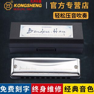孔声10孔C调布鲁斯蓝调口琴网学生初学专业演奏十孔paddy口琴乐器