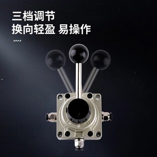 04三位四通气缸换向控制HV 200D手转 气动开关手动HV