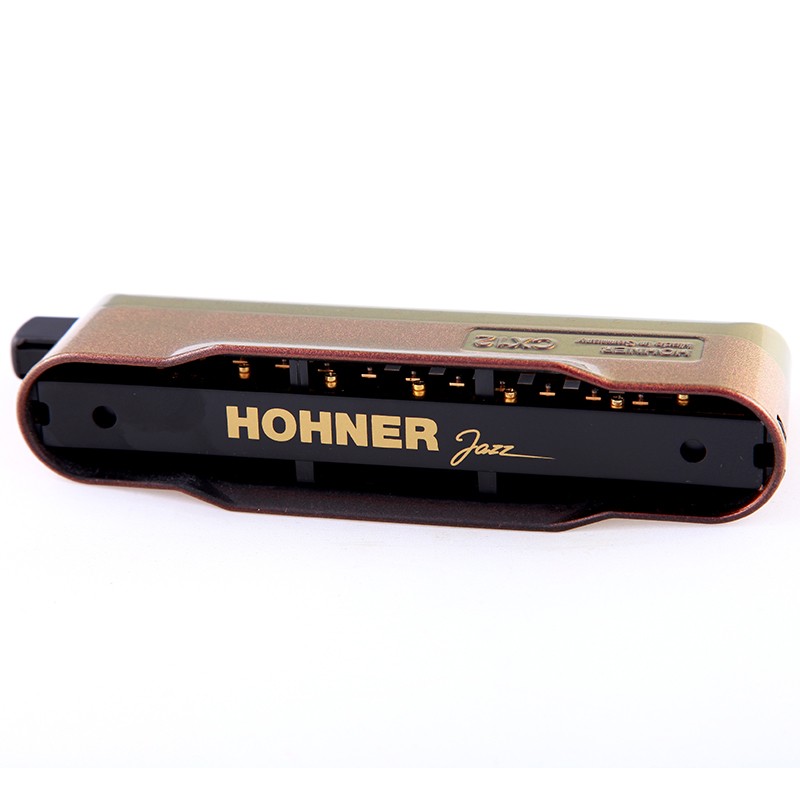 HOHNER和来CX-12JAZZ 1D2孔半音阶口琴爵士彩红漆新手入门