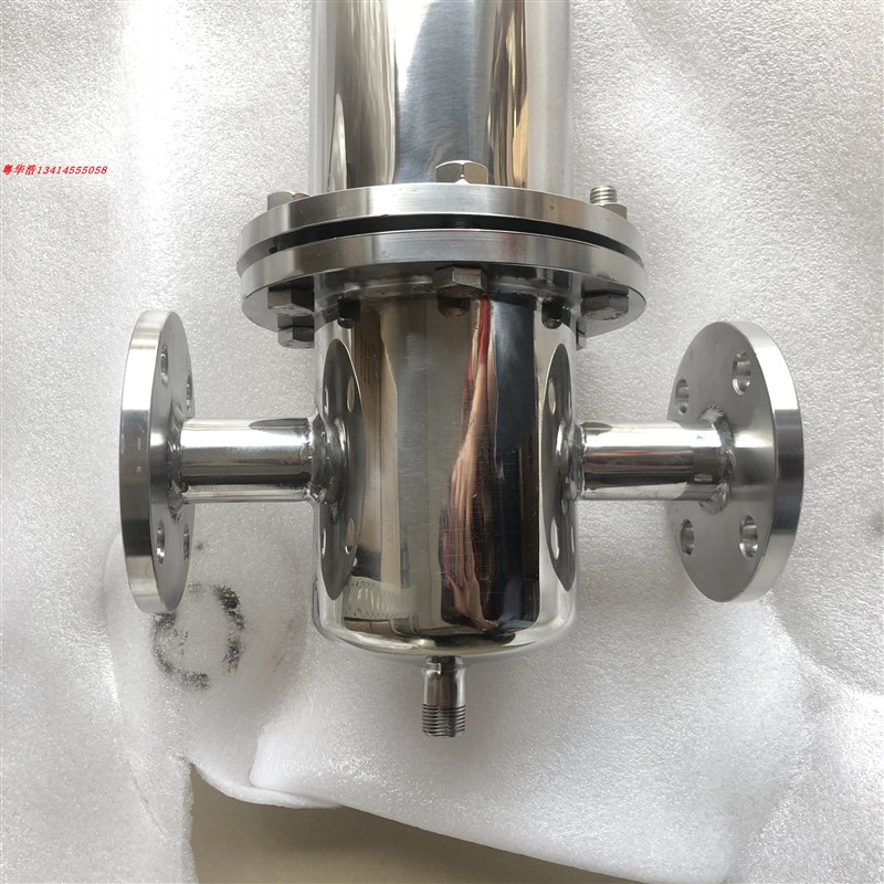 不锈钢压缩空气过滤器304快装精密气体除菌过滤器 蒸汽过滤器高温