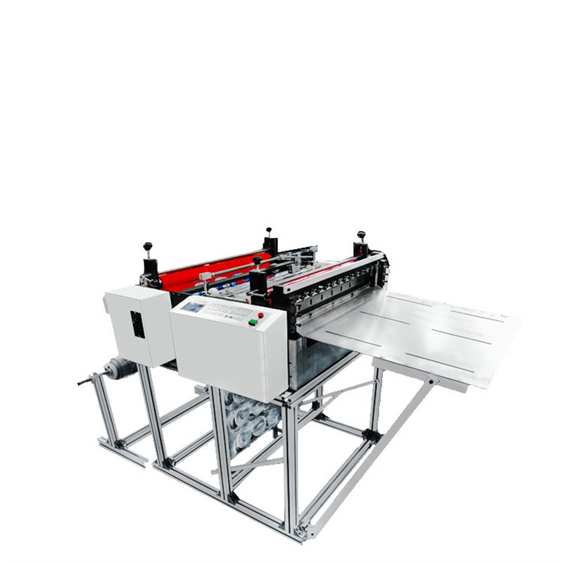 全自动切膜机切纸设备布料自动裁剪机钢丝绳定数定长切断机切胶片