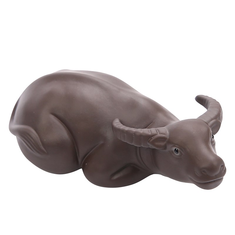 扭转乾坤家居装饰摆件生肖牛客厅办公室玄关茶室摆设茶宠精品可养