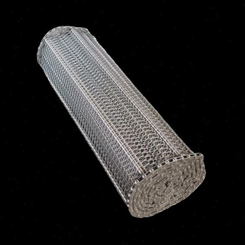 HTTL不锈钢网带金属网链耐高温滤网隧道炉烘干线清洗加密过输送带