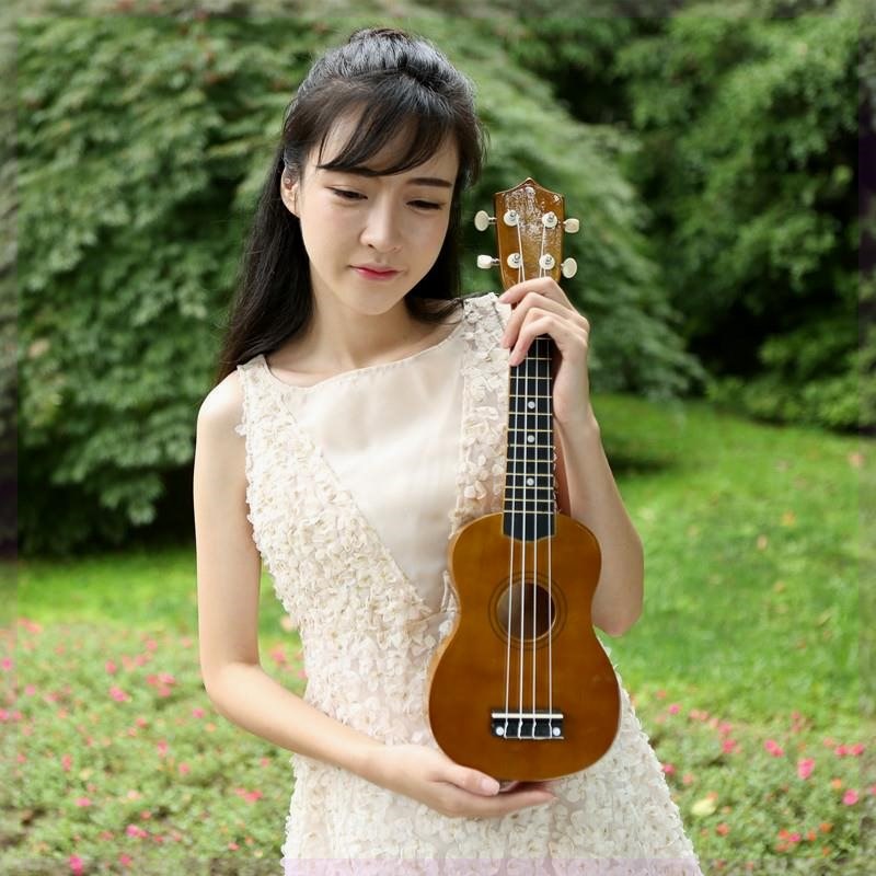 21寸23寸彩色女生尤克里里儿童小吉他初K学者乌克丽丽夏威夷四弦