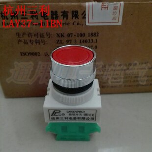 PBC 11BN Y090 平头按钮 22MM 优质 复位开关 LAY37