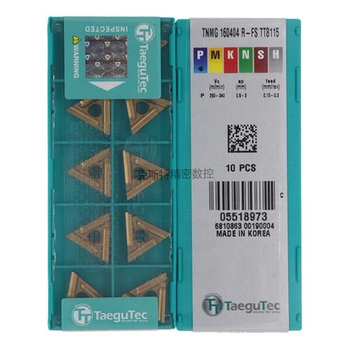 韩国特固克 Taegutec数控刀片 TNMG160404R-FS TT8115