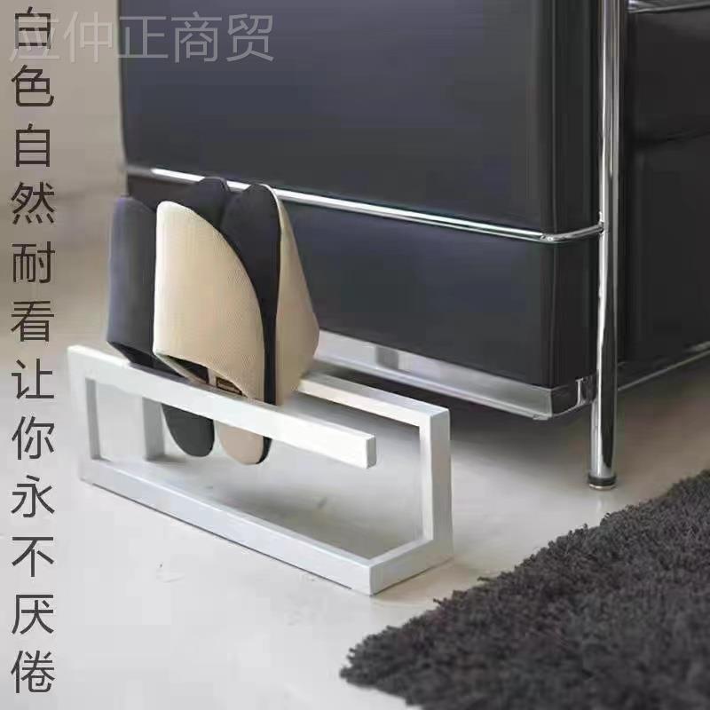 乡式美铁艺简易创意拖鞋架1简约客厅卫间浴室小鞋架生金属美式村