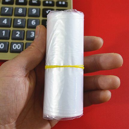 透明胶袋PE平口袋10*15厘米*双层7丝高压袋塑料袋定做1000个