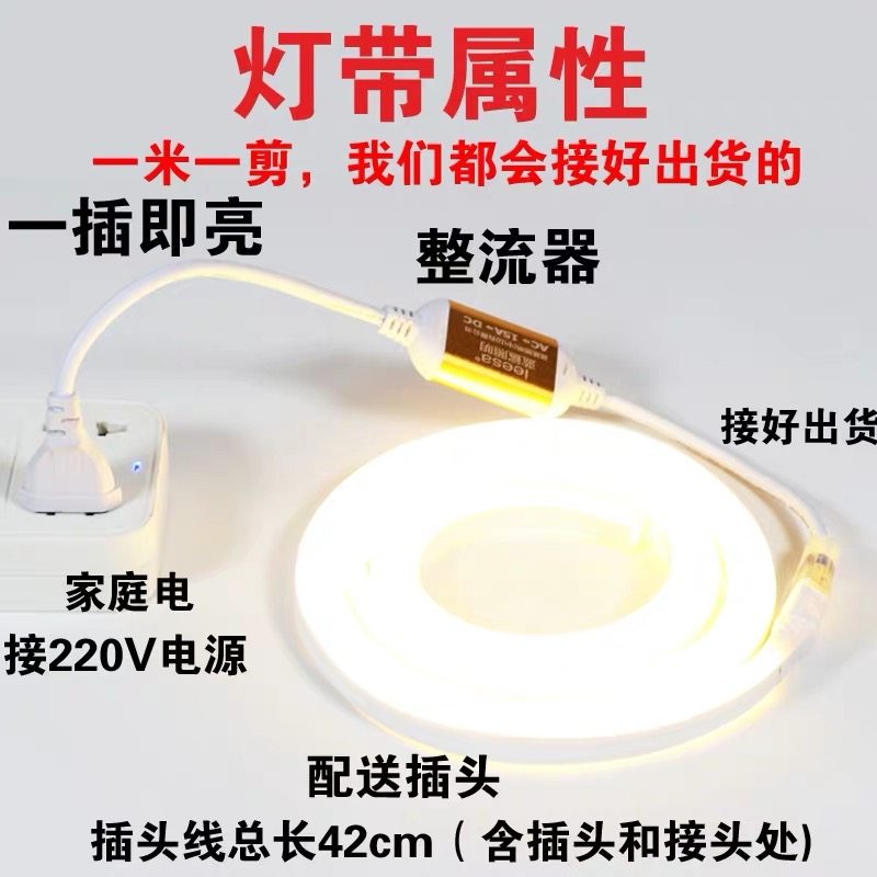 户外led灯带220v超亮防水软灯条柔性霓虹灯广告招牌KTV装饰带插头,纺织面料/辅料/配套,服装加工设备,淘宝优惠券,粉丝福利购,淘宝优惠卷