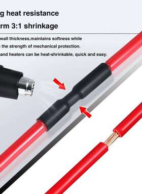180 Pcs 3:1 Ratio Adhesive Heat Shrink Tubing Kit,Wire Shrin