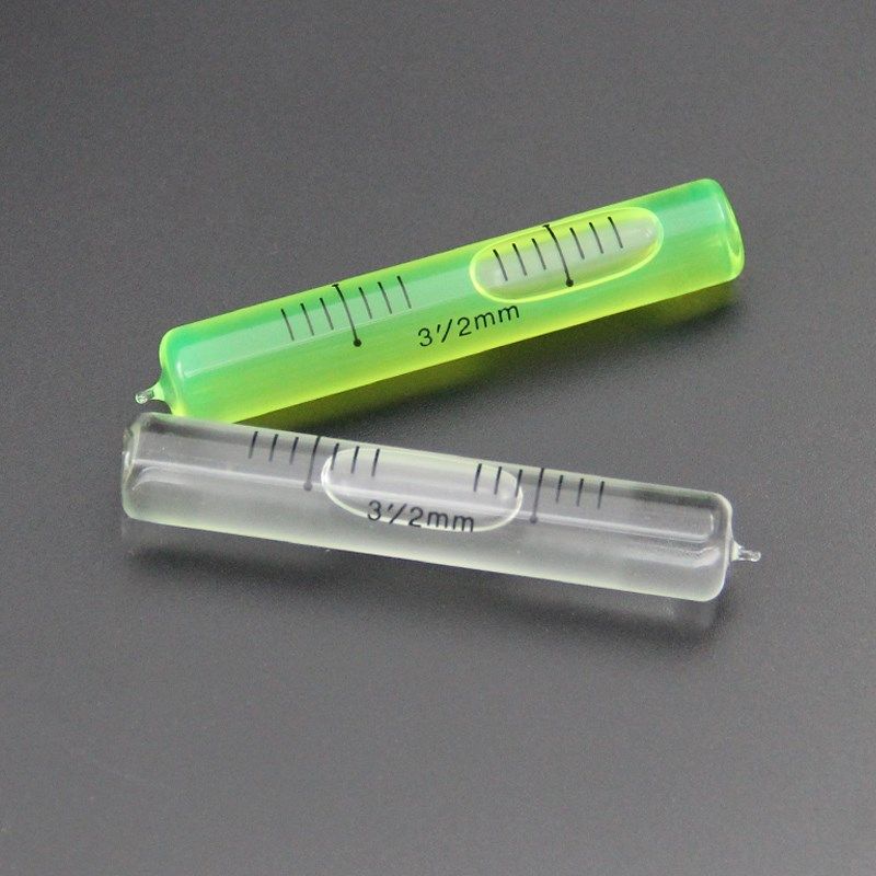 全玻璃管3分水平气泡经纬仪专用调平水平泡3分圆柱高精度水准泡珠