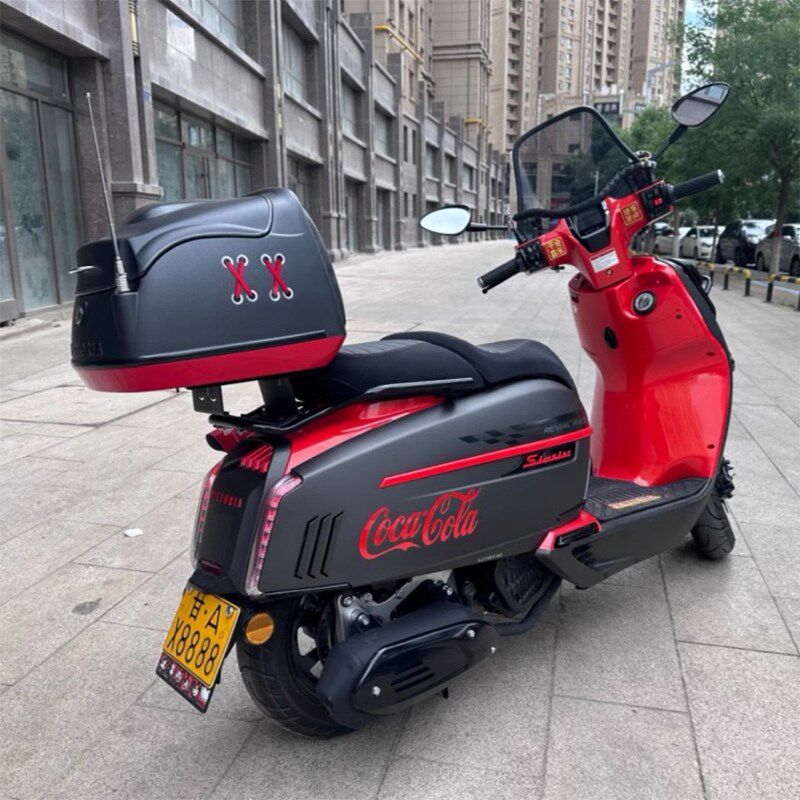 适用于维多利亚150i/US125 Coca Cola反光装饰贴纸可口可乐贴花