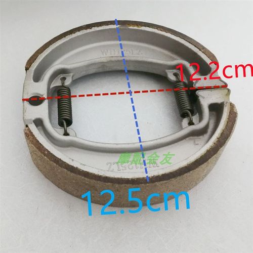 适用CBF125小战鹰CBF125R/SDH125-51-51A前后刹车块碟刹片鼓刹片
